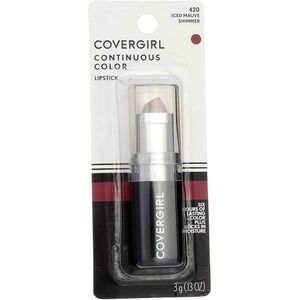 COVERGIRL Continuous Color Lipstick 420 Iced Mauve Shimmer New In Box‎